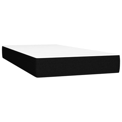 Pocket Spring Bed Mattress Black 106x203x20 cm King Single Size Fabric Payday Deals