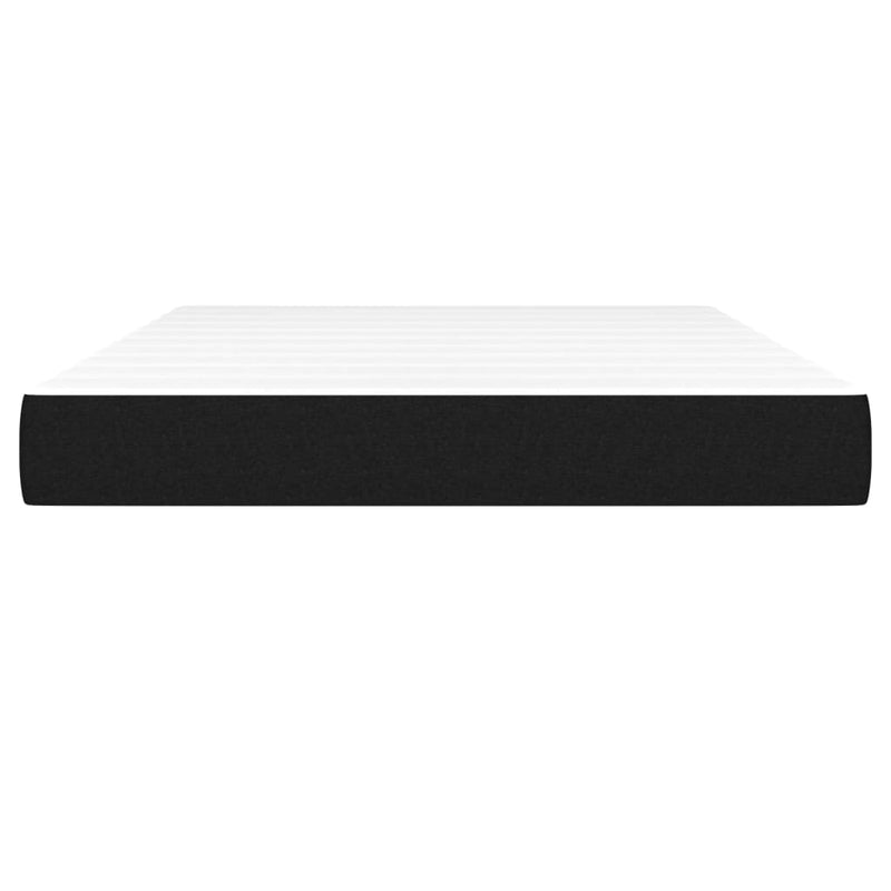 Pocket Spring Bed Mattress Black 137x190x20 cm Fabric Payday Deals