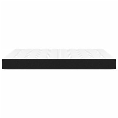 Pocket Spring Bed Mattress Black 137x190x20 cm Fabric Payday Deals