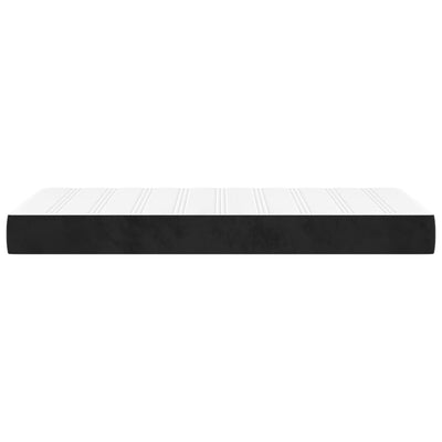 Pocket Spring Bed Mattress Black 90x190x20 cm Velvet Payday Deals