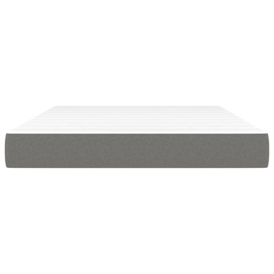 Pocket Spring Bed Mattress Dark Grey 137x190x20 cm Full Fabric Payday Deals