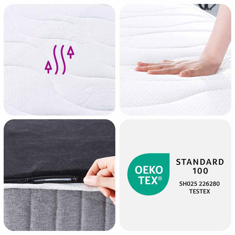 Pocket Spring Mattress Medium 107x203 cm King Single Size Payday Deals