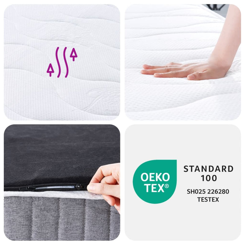 Pocket Spring Mattress Medium 107x203 cm King Single Size Payday Deals