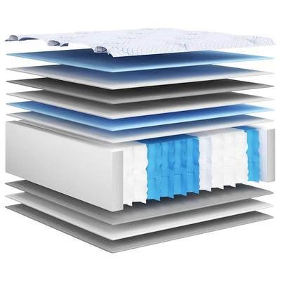Pocket Spring Mattress Medium 137x190 cm Double Size Payday Deals