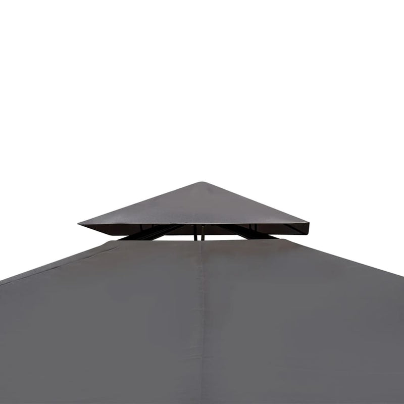 Poly Rattan Gazebo with Dark Grey Roof 3 x 4 m Payday Deals