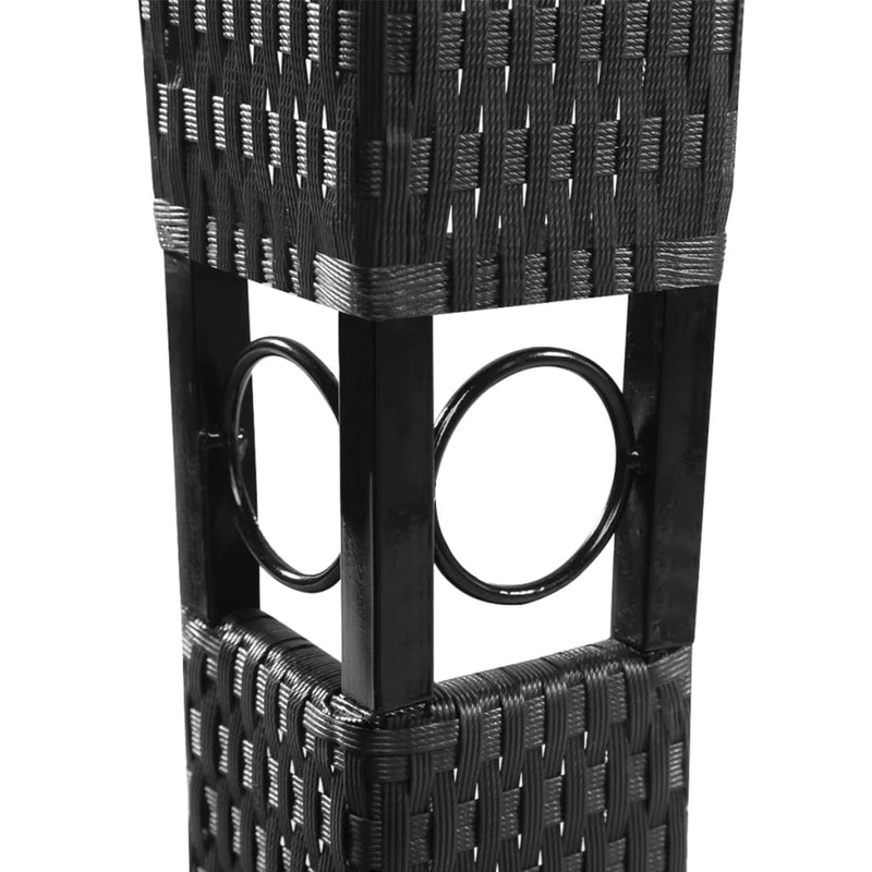 Poly Rattan Gazebo with Dark Grey Roof 3 x 4 m Payday Deals