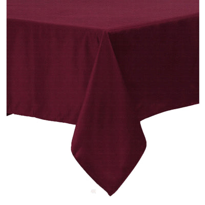 Polyester Cotton Tablecloth Burgundy 180 cm Round