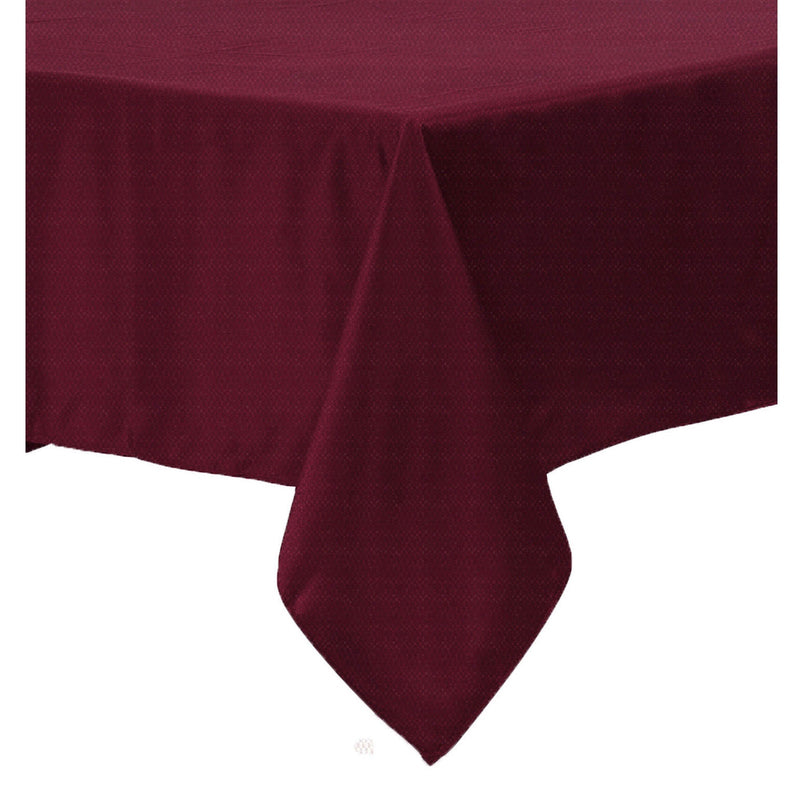 Polyester Cotton Tablecloth Burgundy 180 cm Round Payday Deals