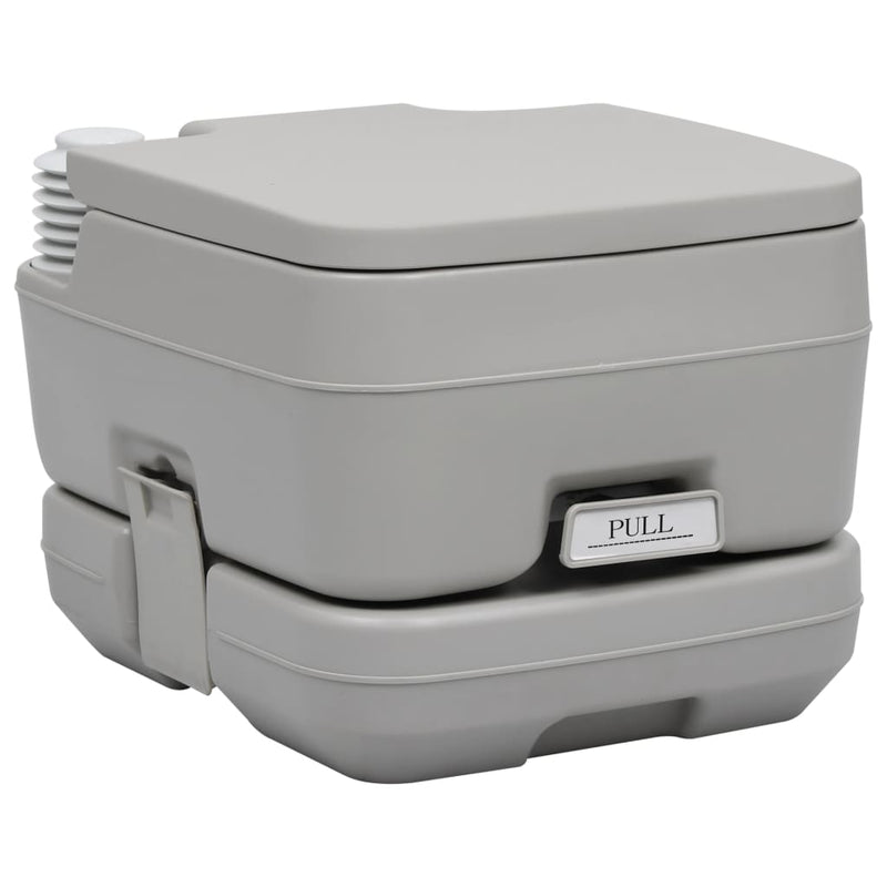 Portable Camping Toilet with Tent 10+10 L Payday Deals