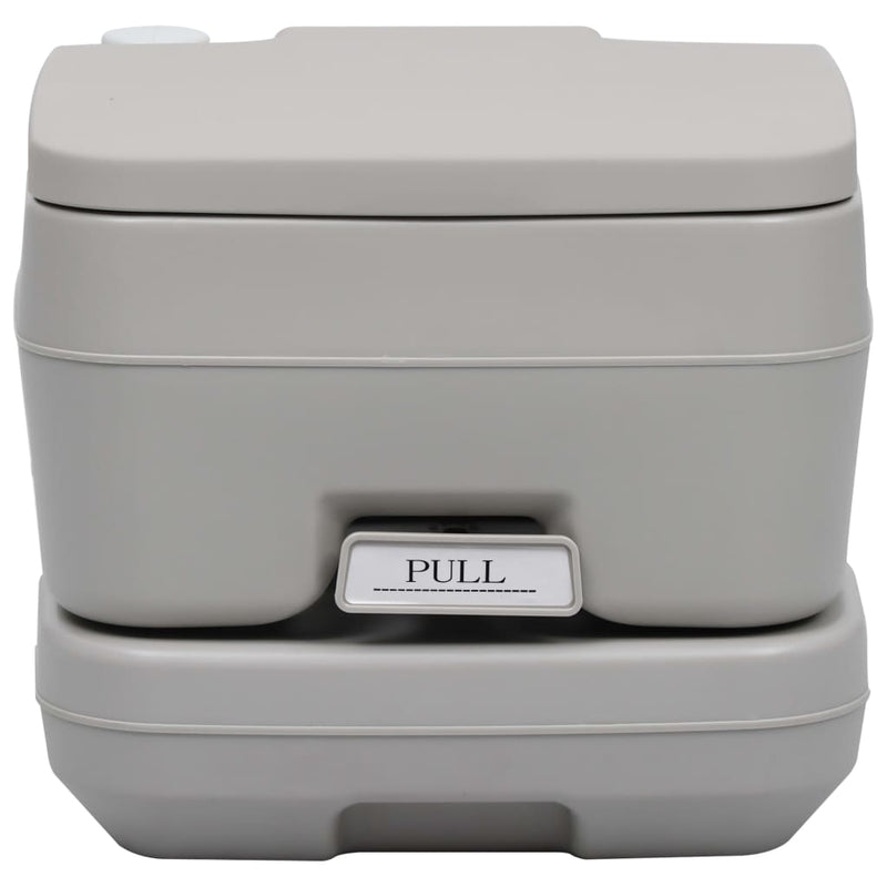Portable Camping Toilet with Tent 10+10 L Payday Deals