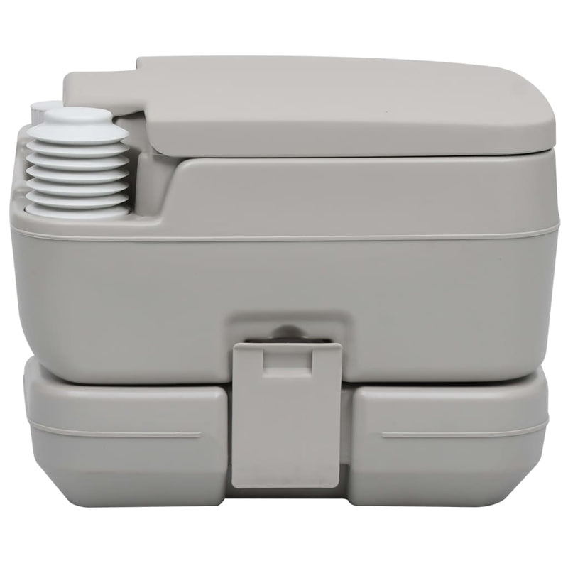 Portable Camping Toilet with Tent 10+10 L Payday Deals