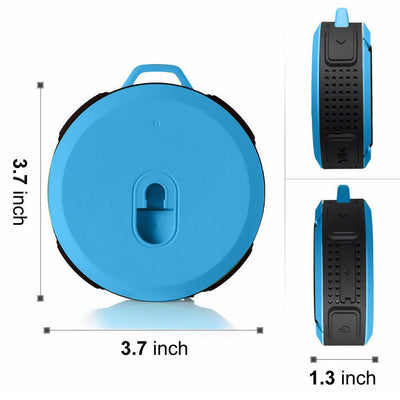 Portable Waterproof Wireless Mini Bluetooth Music Speaker (Blue) Payday Deals