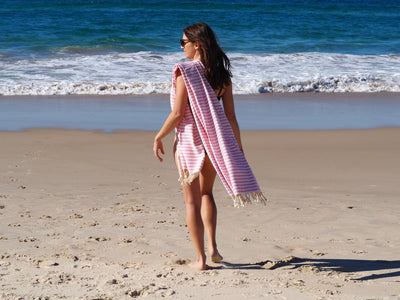 PORTSEA TURKISH COTTON TOWEL - BLUSH Payday Deals