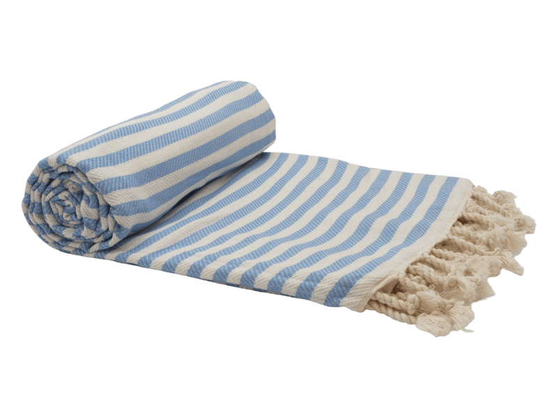 PORTSEA TURKISH COTTON TOWEL - SKY BLUE Payday Deals