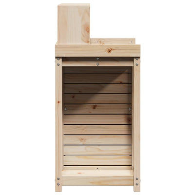 Potting Table with Shelves 82.5x50x109.5 cm Solid Wood Pine Payday Deals
