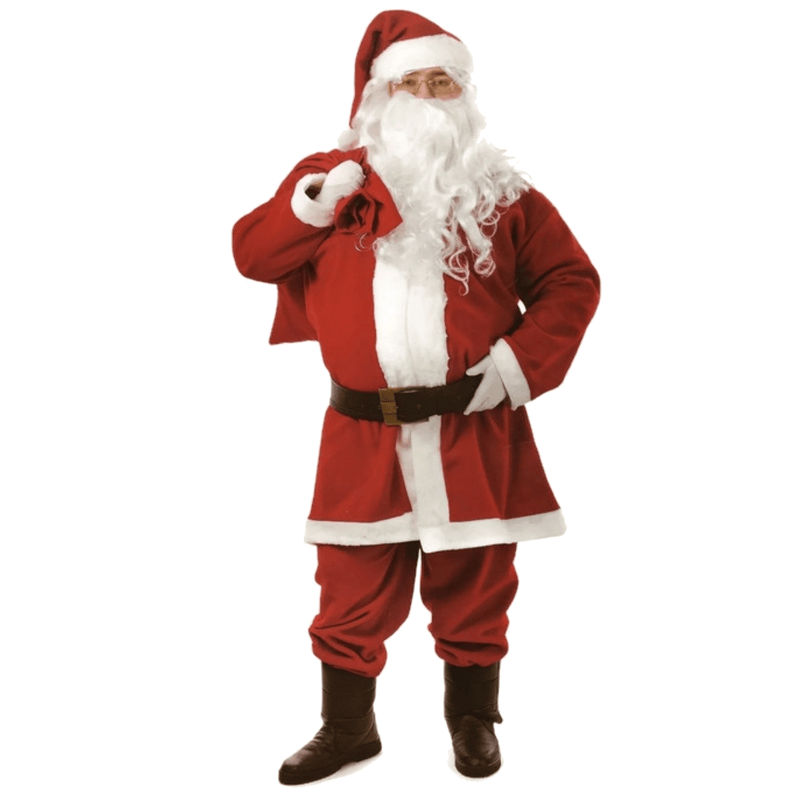PREMIUM LUXURY ADULT SANTA CLAUS COSTUME Suit Father Xmas Party Outfit Payday Deals