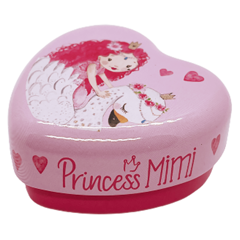 Princess Mimi Small Heartshape Tooth Fairy Tin Pink Duck Payday Deals