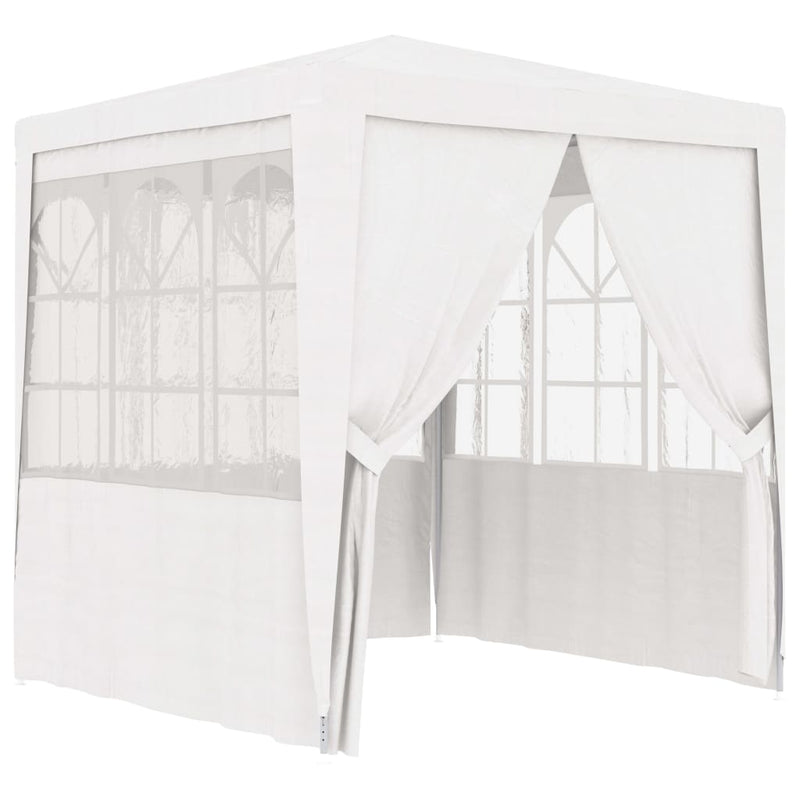 Professional Party Tent with Side Walls 2x2 m White 90 g/m² Payday Deals