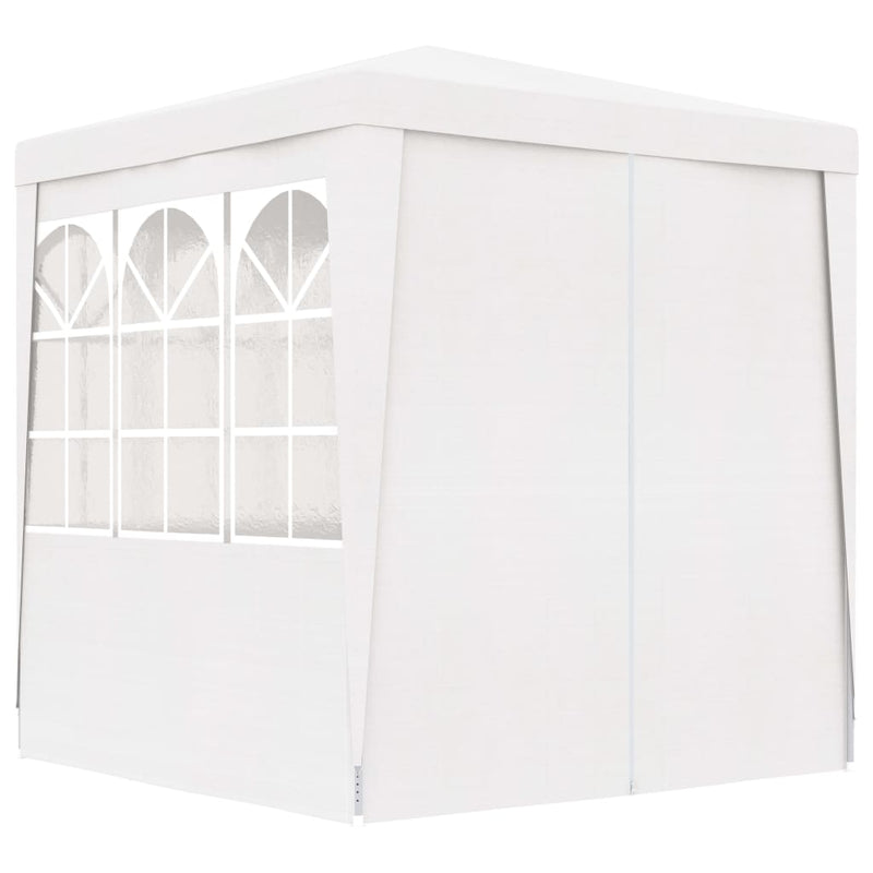 Professional Party Tent with Side Walls 2x2 m White 90 g/m² Payday Deals