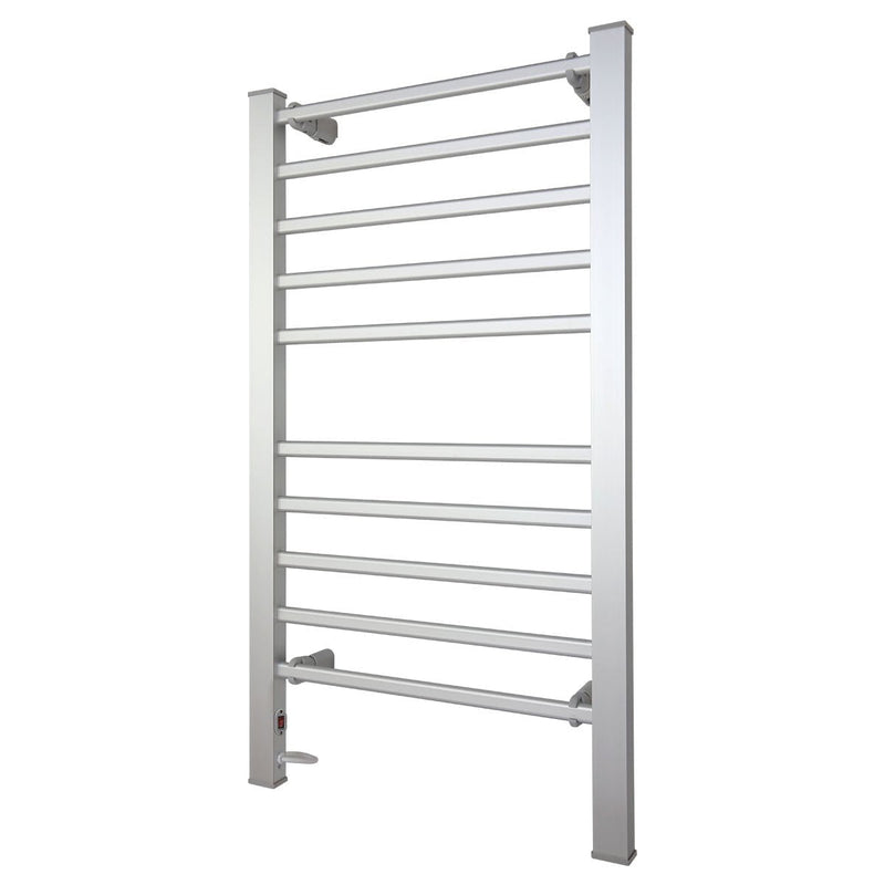 Pronti Heated Towel Rack Electric Bathroom Towel Rails Warmer Ev-160- Silver Payday Deals