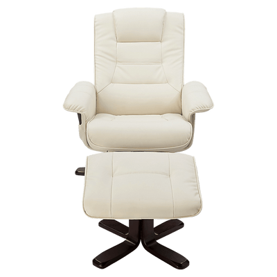 PU Leather Massage Chair Recliner Ottoman Lounge Remote Payday Deals