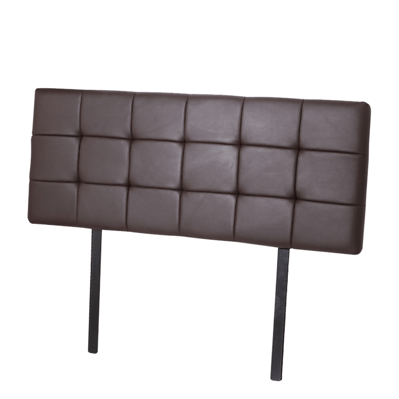 PU Leather Queen Bed Deluxe Headboard Bedhead - Brown Payday Deals