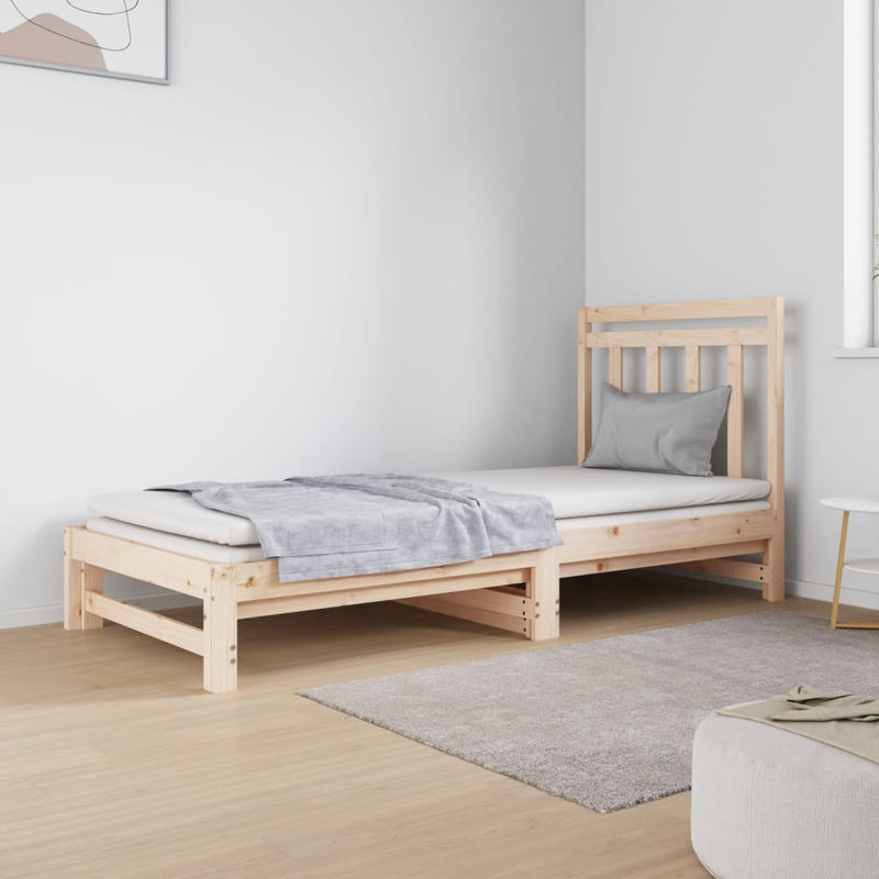 Pull-out Day Bed without Mattress 2x(90x190) cm Payday Deals