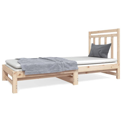 Pull-out Day Bed without Mattress 2x(90x190) cm Payday Deals