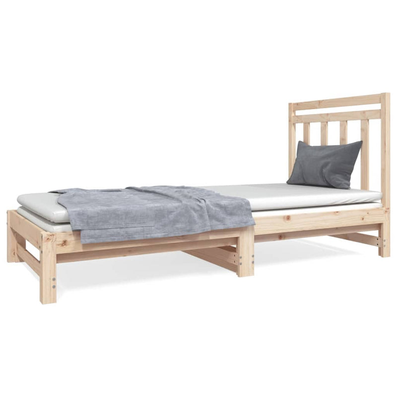 Pull-out Day Bed without Mattress 2x(90x190) cm Payday Deals