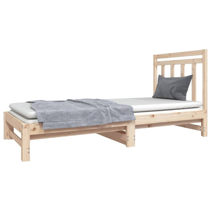 Pull-out Day Bed without Mattress 2x(90x190) cm Payday Deals