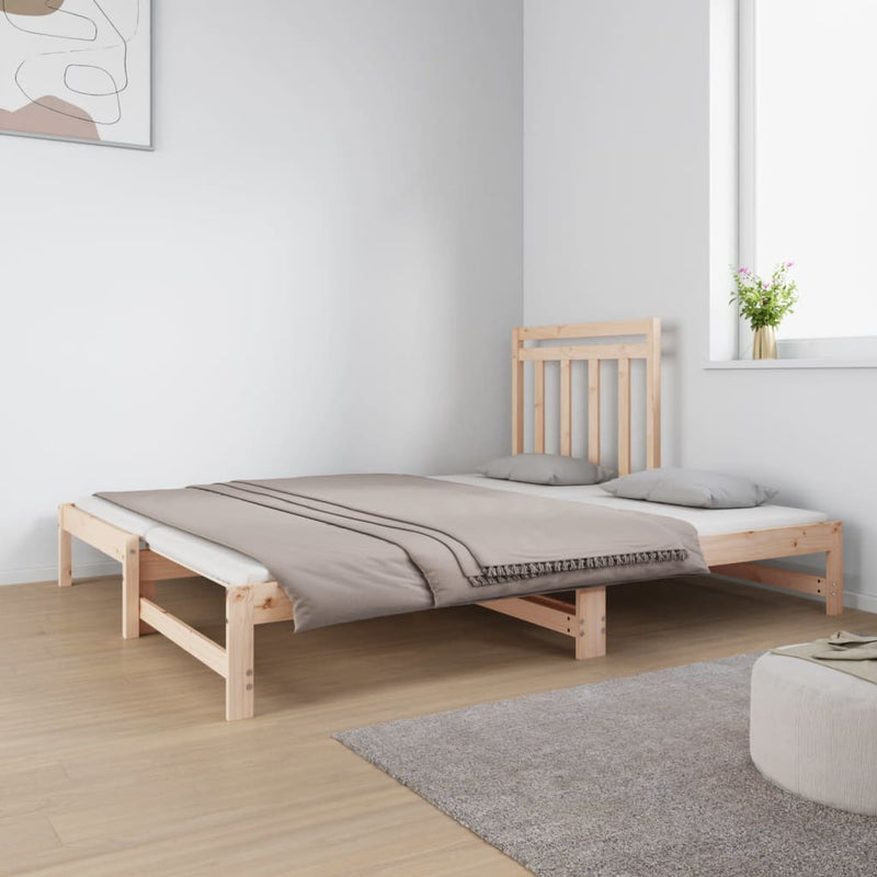 Pull-out Day Bed without Mattress 2x(90x190) cm Payday Deals