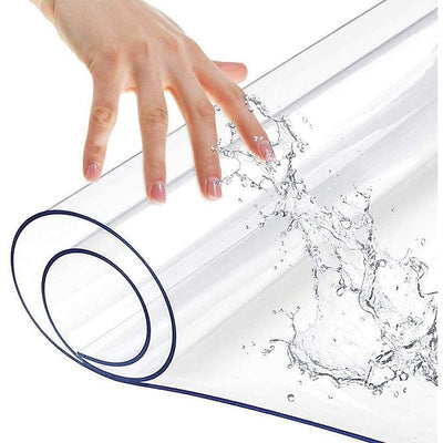 PVC Tablecloth Protector Table Cover Dining Table Cloth Plastic 2800x1170mm 2.0mm Payday Deals