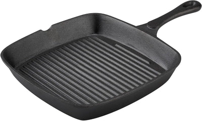 Pyrolux Pyrocast Square Grill Pan Heavy Duty Cast Iron Square Griddle Pan Cooking Frying Skillet Pan Payday Deals