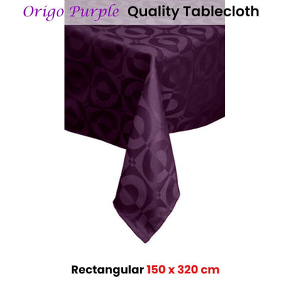 Quality Origo Purple Tablecloth 150 x 320 cm Payday Deals