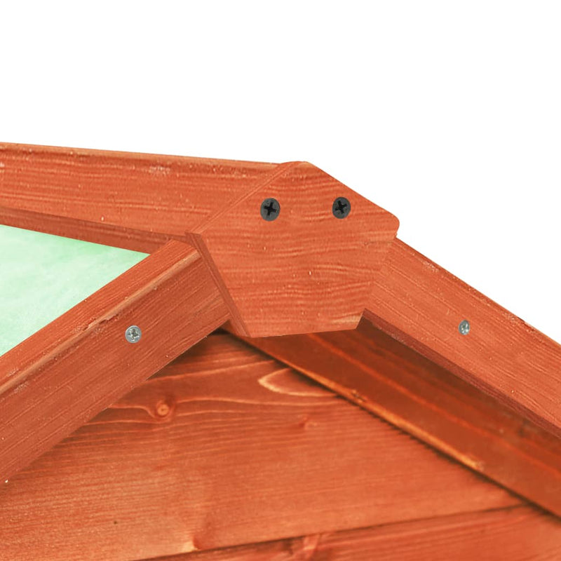 Rabbit Hutch 140x63x120 cm Solid Firwood Payday Deals