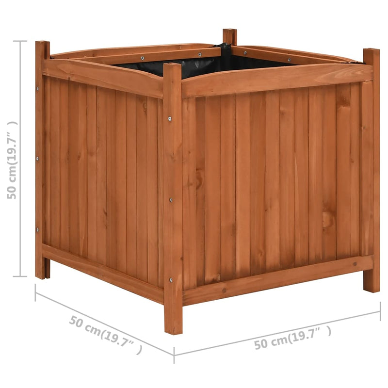Raised Beds 2 pcs 50x50x50 cm Firwood Payday Deals