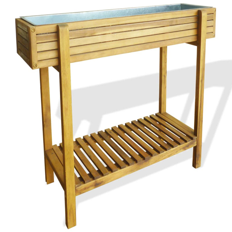 Raised Garden Raised Bed Solid Acacia Wood and Zinc Payday Deals
