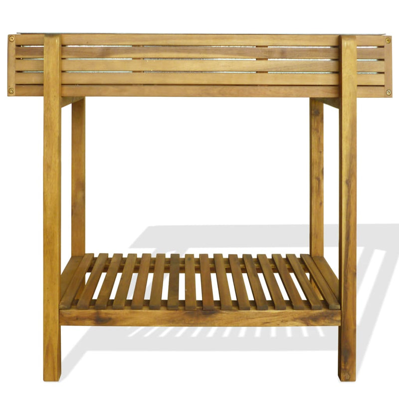 Raised Garden Raised Bed Solid Acacia Wood and Zinc Payday Deals