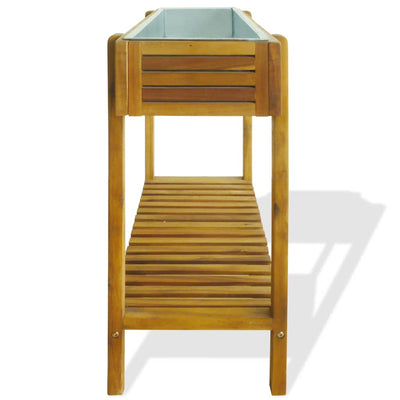 Raised Garden Raised Bed Solid Acacia Wood and Zinc Payday Deals