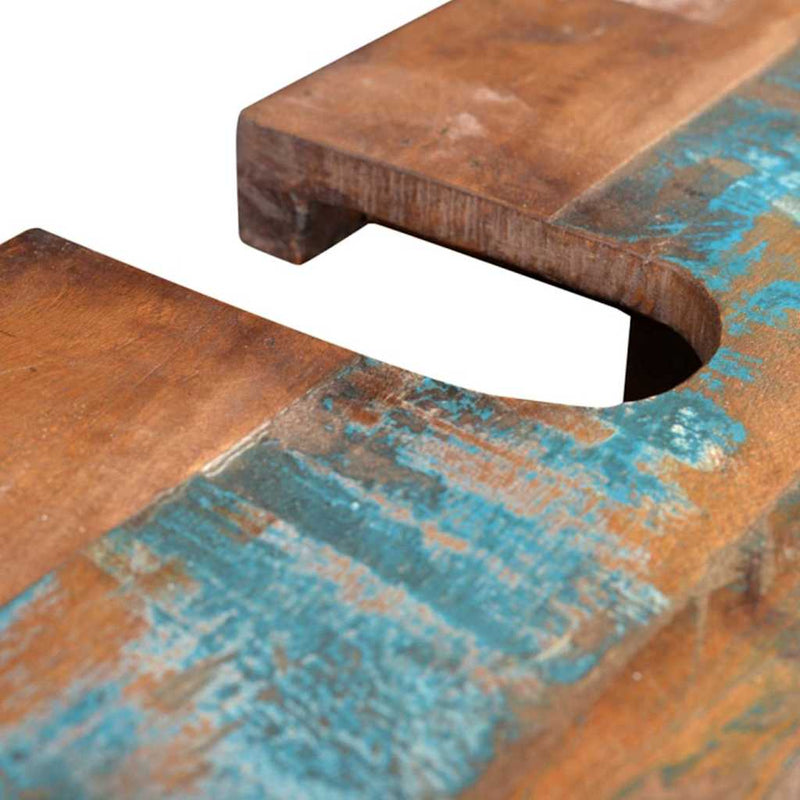 Reclaimed Solid Wood Bathroom Vanity Cabinet Set with Mirror Payday Deals