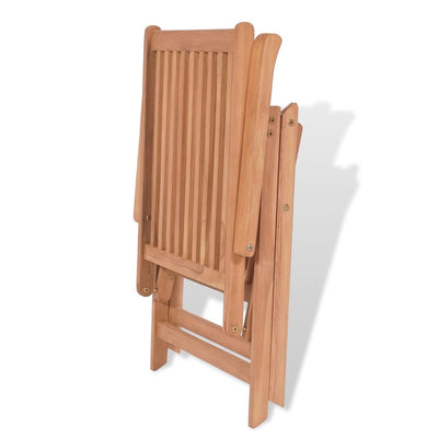 Reclining Garden Chairs 2 pcs Solid Teak Wood Payday Deals