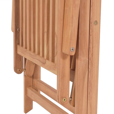 Reclining Garden Chairs 2 pcs Solid Teak Wood Payday Deals