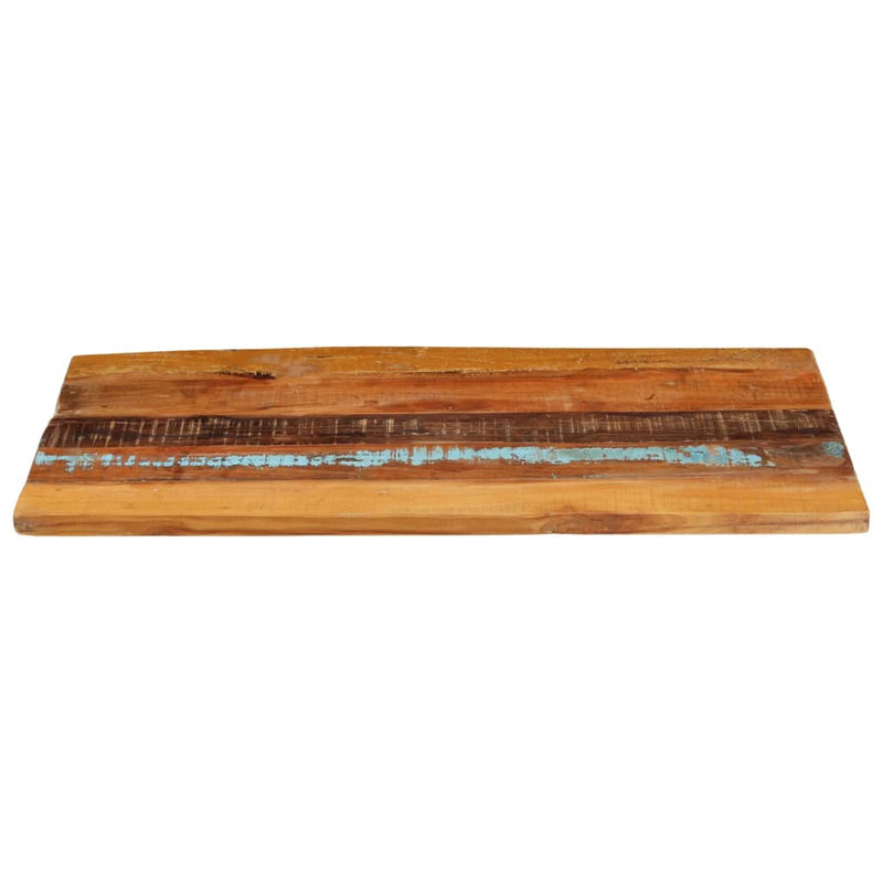 Rectangular Table Top 60x100 cm 25-27 mm Solid Wood Reclaimed Payday Deals