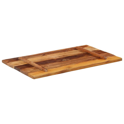 Rectangular Table Top 60x100 cm 25-27 mm Solid Wood Reclaimed Payday Deals