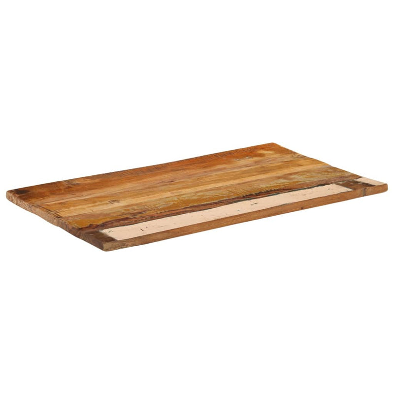 Rectangular Table Top 60x100 cm 25-27 mm Solid Wood Reclaimed Payday Deals