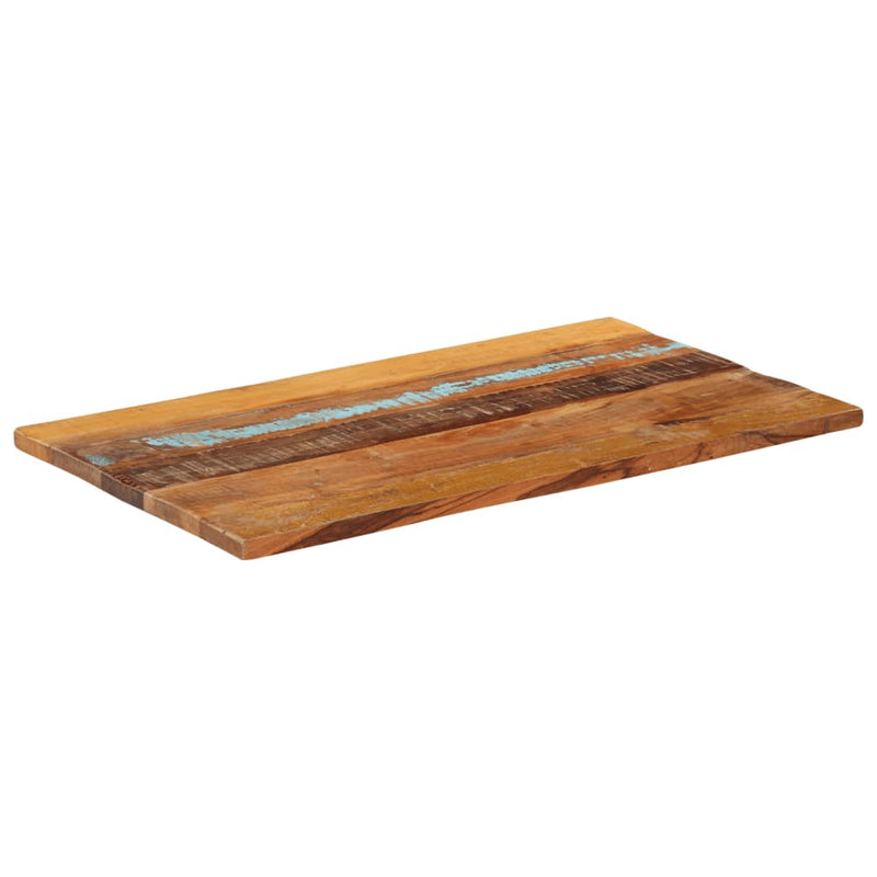 Rectangular Table Top 60x100 cm 25-27 mm Solid Wood Reclaimed Payday Deals