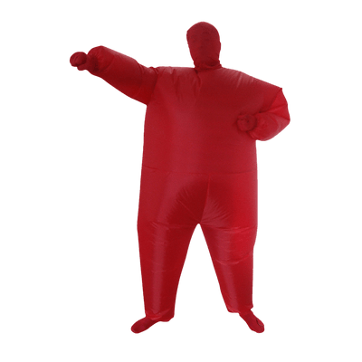 Red Alert Inflatable Costume Fancy Dress Suit Fan Operated