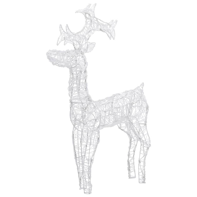 Reindeer Christmas Decoration 90 LEDs 60x16x100 cm Acrylic Payday Deals