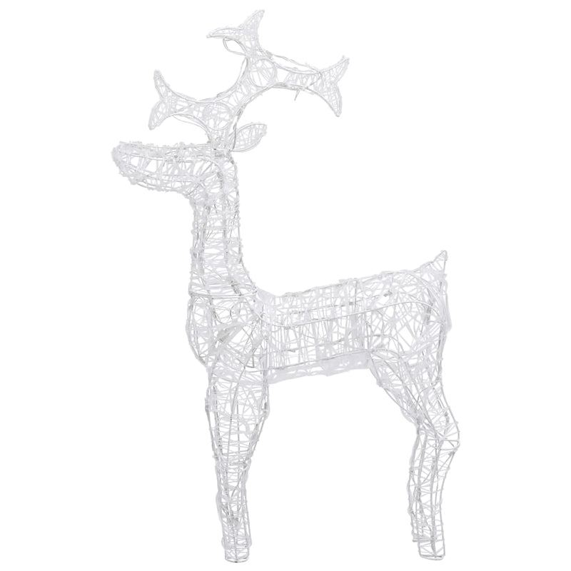 Reindeer Christmas Decoration 90 LEDs 60x16x100 cm Acrylic Payday Deals