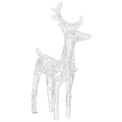 Reindeers & Sleigh Christmas Decoration 280x28x55 cm Acrylic Payday Deals